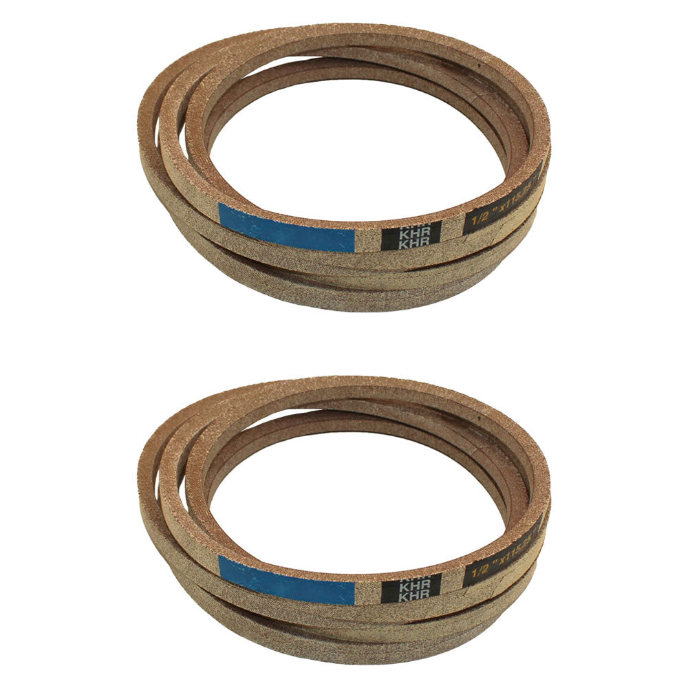 Qty: 2 Belt 
 Fits John Deere Replaces M124895 Made with Aramid
