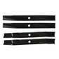 2 Heavy Duty Blades & 2 Mulching Blades Fits AYP Replaces 134149