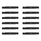 Qty 12: Notched High-Lift Mower Blade
 Fits Exmark Replaces 1-633483