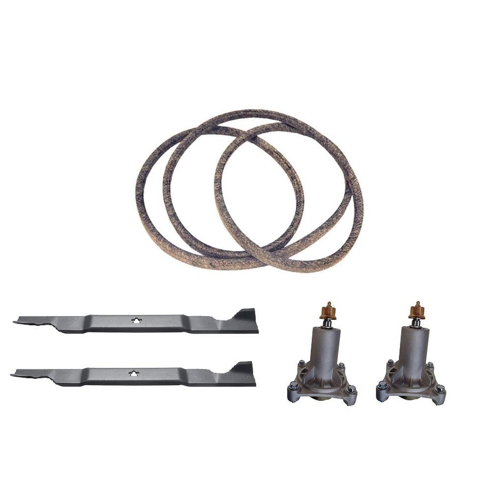 Belt, Blades and Spindles Kit
 Fits Husqvarna Replaces 532405143