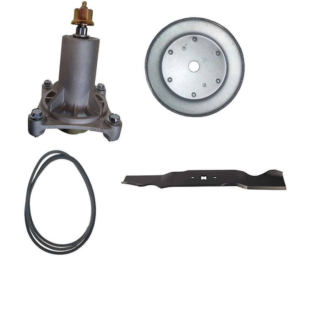 Deck Spindle Belt Pulley Blade Kit Fits Husqvarna LGT2654 LGTH2454 YTH24V54
