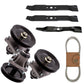 New Aftermarket Replacement Deck Spindles Blades and Belt Kit Fits Toro LX460
