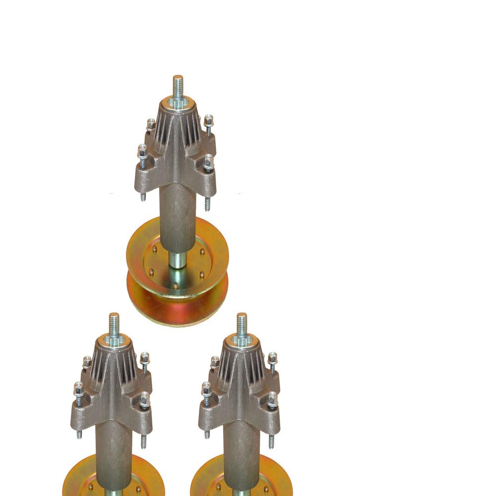 Qty 3: Spindle Assembly W/Pulley
 Fits Toro Replaces 112-0460
