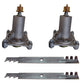 Deck Rebuild Kit Fits Craftsman 42" Replaces Spindles 192870 Blades 138971