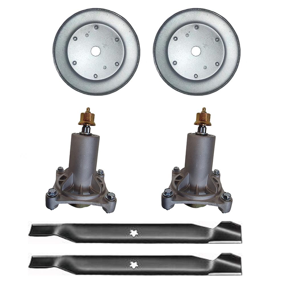 Spindles, Blades, & Pulleys Fits Poulan Replaces 531307224