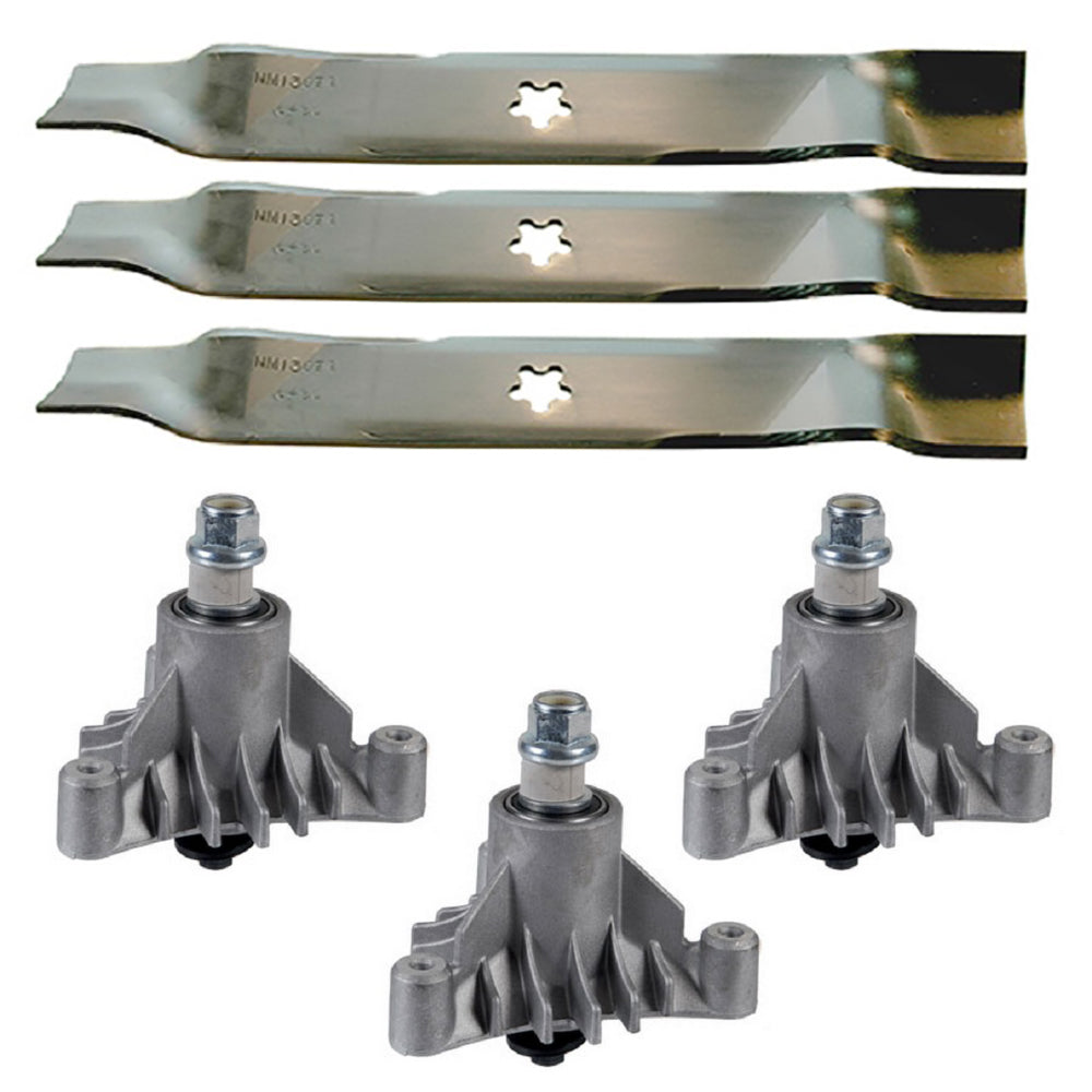 Blades & Spindles Kit
 Fits AYP Replaces 143651