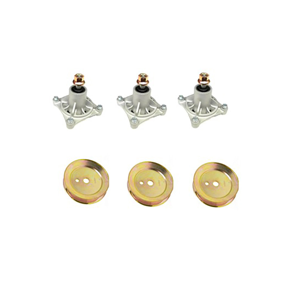 Spindles w/ Pulleys Kit Fits Hustler Replaces 603988