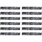 Qty 12: Toothed Mower Blades Fits Simplicity Replaces 1756152AYP
