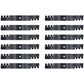Qty 12: Toothed Mower Blades Fits Bad Boy Replaces 038-0003-00