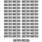 50 Mower Blades 8"x2" Unpainted Edger Blade fits Echo 720237001 Fits Ryobi 61322