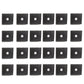 Qty 24: Anti-Vibration Pad (4x4x1)
 Fits Universal Products Replaces ISO1818