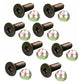 (8x) Screws & Nuts Fits CAT 5/8 x 2 1/2" (1592953, 8T4778)