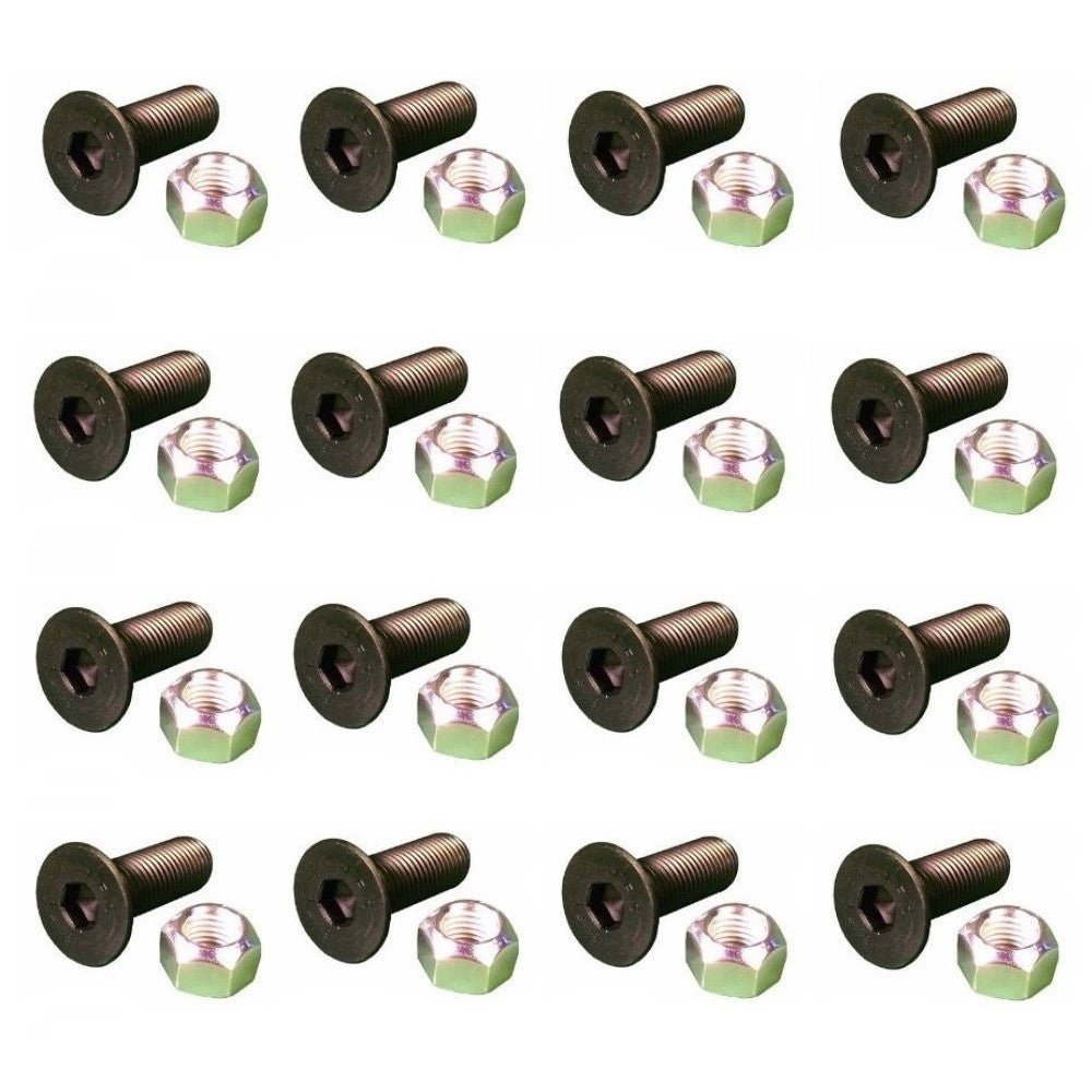 (16x) Screws & Nuts Fits CAT 5/8 x 2 " (1592953, 8T4778)