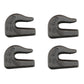 4 Weld On Grab Chain Hooks 5/16" G70 WLL 4,700 Bucket Trailer Rigging 0900103