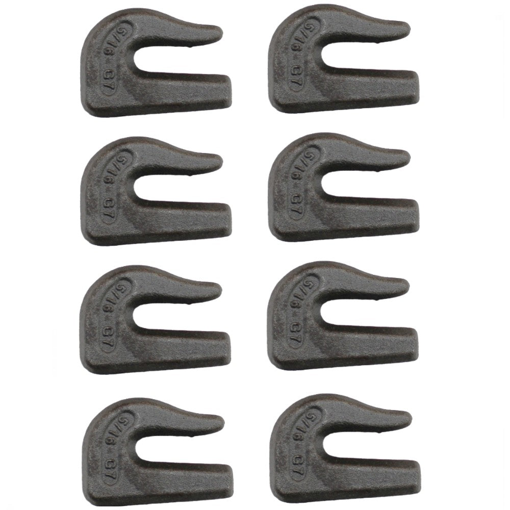 8 New Aftermarket 5/16" Weld On Grab Chain Hooks G-70 Bucket Trailer