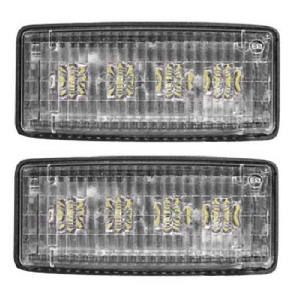 2 LED HEADLIGHTS Fits John Deere LIGHT 7700 7710 7800 7810 8100 8100T 8110