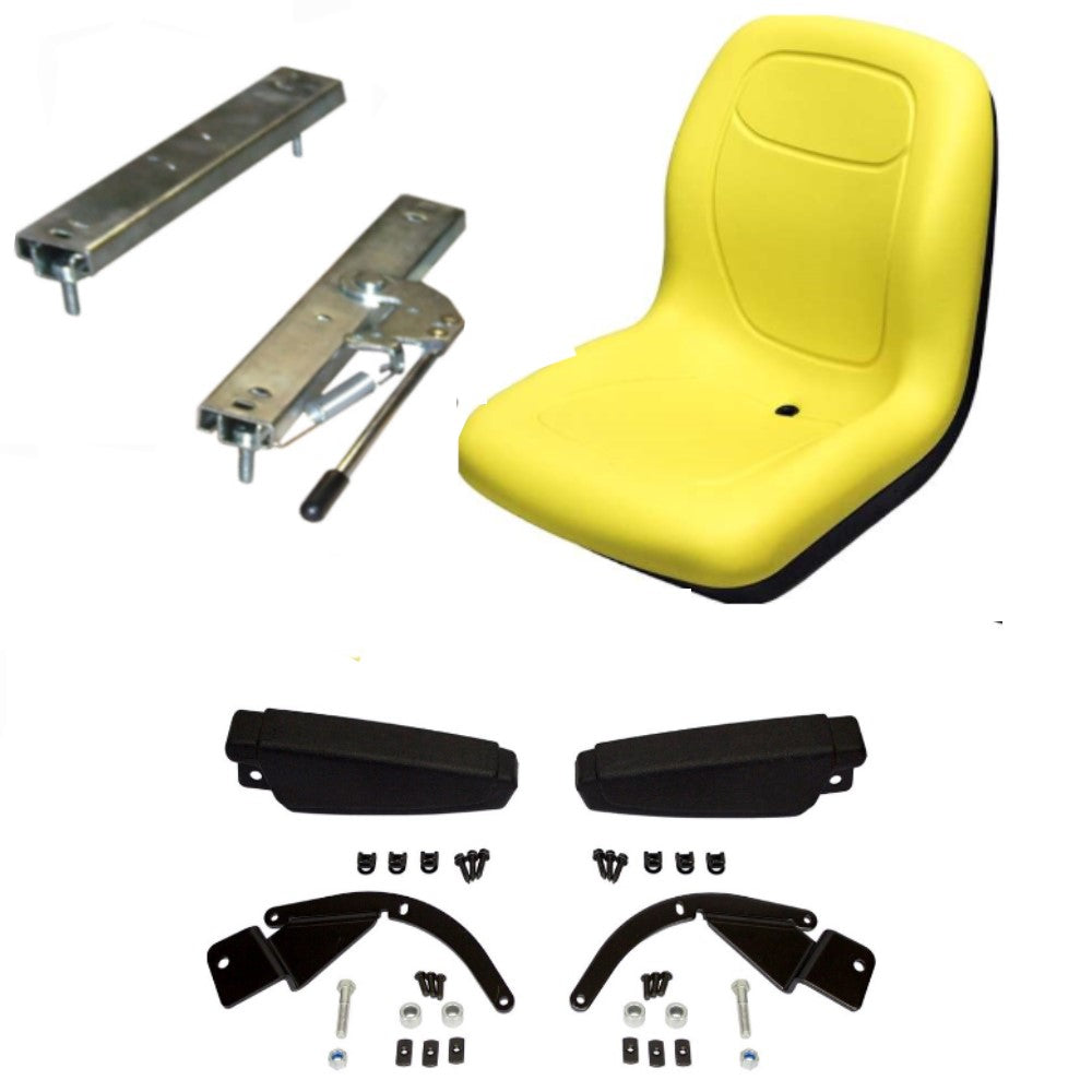 YELLOW SEAT Fits John Deere F620 F680 F687 717A 727A 737 757 M653 M655 M665