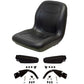 01004834 Black High Back Seat With Flip Up Arm Rests

 Fits Cub Cadet