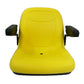Yellow Uni Pro Bucket Seat with Armrests Fits John Deere Replaces 7947