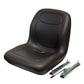 Uni Pro Black Bucket Seat w/ Pair of Slide Rails  Fits Kubota