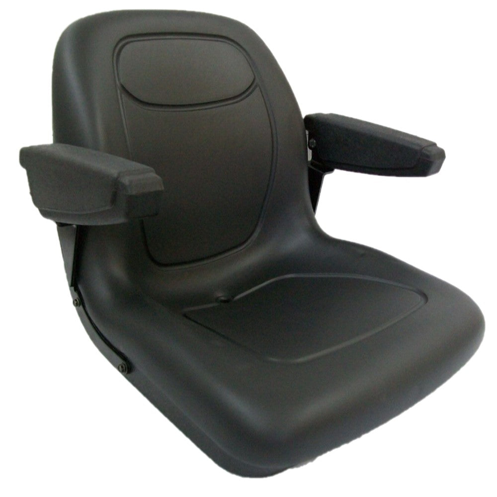 AM107759 One New Black Seat Fits Kubota L48  L3010 L3410 L3710 L4310 L4610