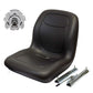 Black Seat Fits New Holland LS120 LS125 LS140 LS150 LS160 LS170 LS180 LS185 &190