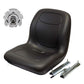 Black Seat Fits John Deere Fits Bobcat Fits Case Fits New Holland Gehl Mustang S