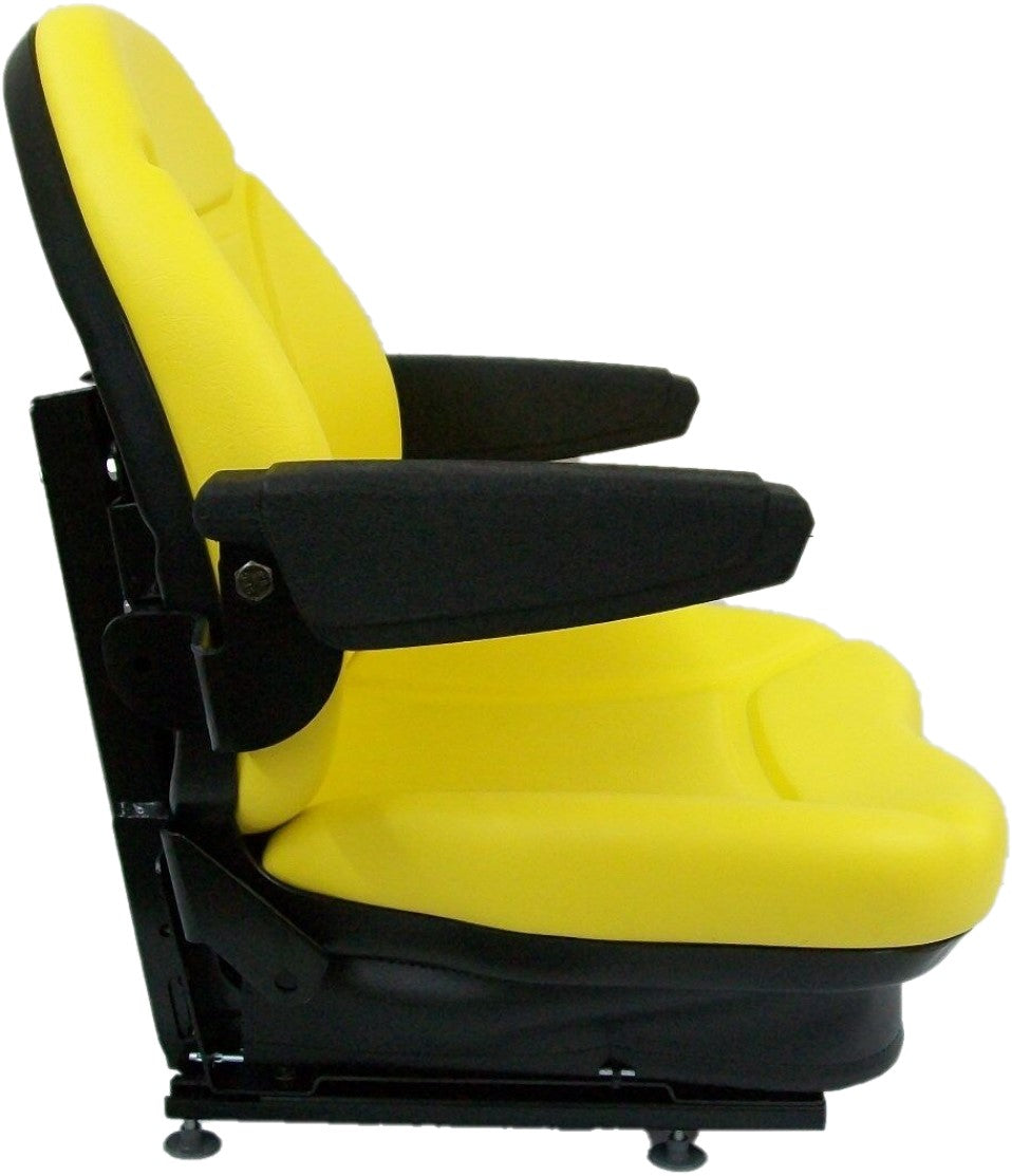 Yellow Suspension Seat Fits John Deere Front Mower Turf Zero Turn Greens Mower