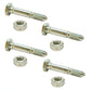 4 Pack Shear Pins Lock Nuts 1-9/16" x 1/4" fits Ariens ST520 ST524 ST624 ST724
