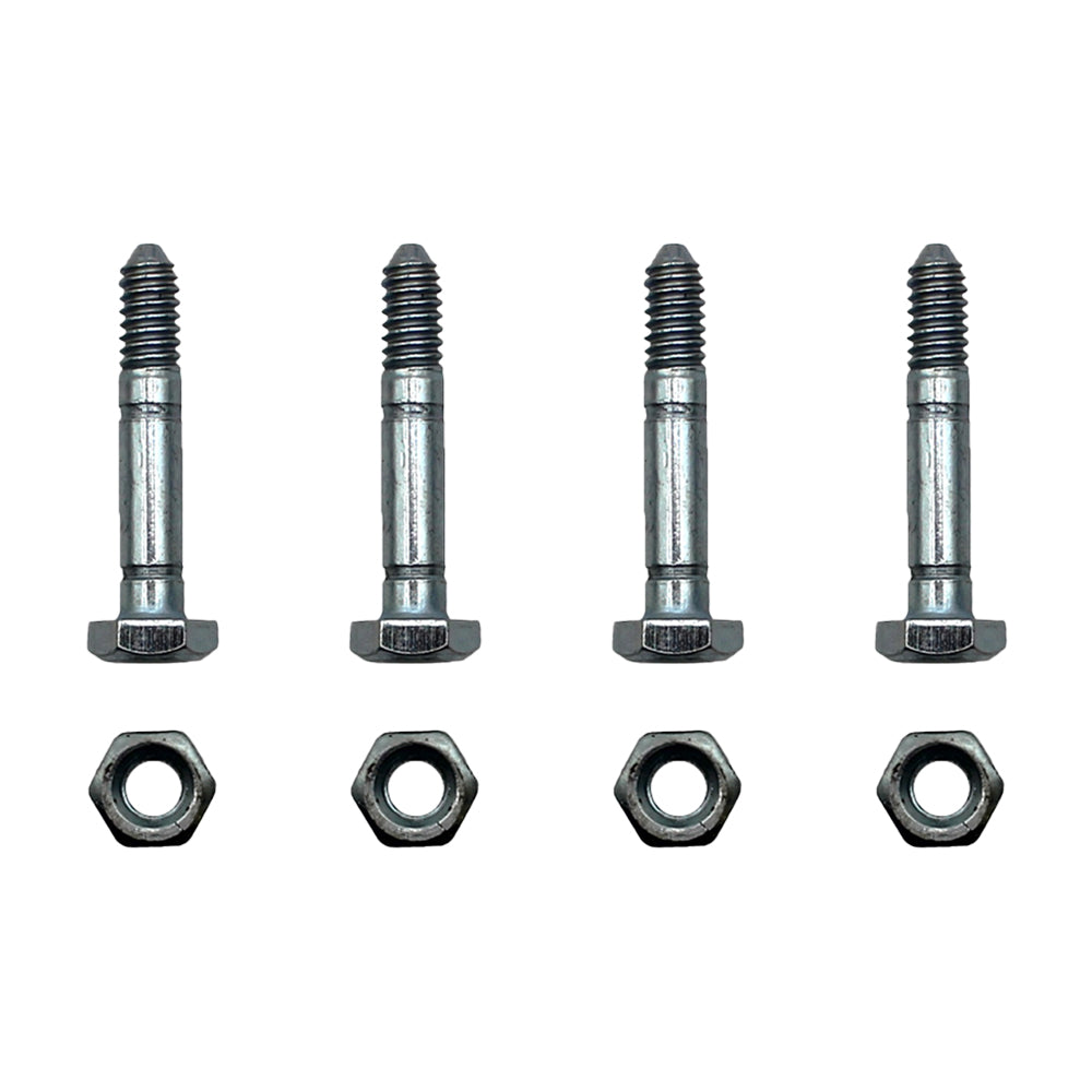 4 Pack Shear Pins Lock Nuts Fits Ariens 532005 53200500 Fits John Deere AM123342