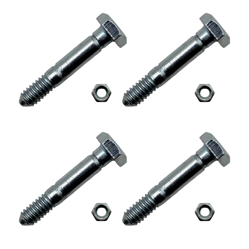 Qty 4: Shear Pin with Nut, 1-9/16" x 1/4"
 Fits Ariens Replaces 05907100