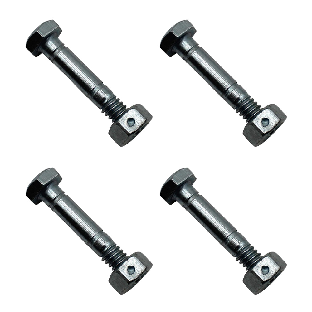 4 Pack Shear Pins Lock Nuts Fits Ariens 532005 53200500 Fits John Deere AM123342