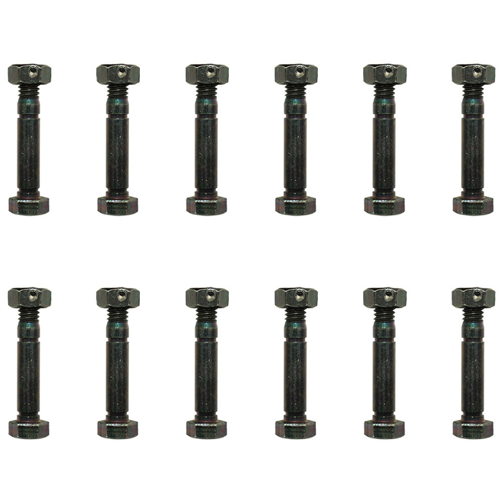 QTY 12: 2" x 5/16" Shear Pin with Nut  Fits Ariens Replaces 510015