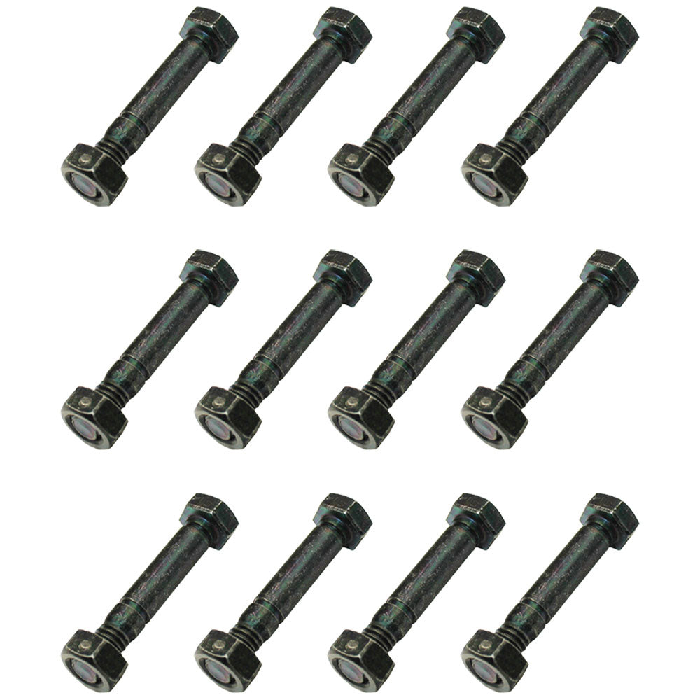 QTY 12: 2" x 5/16" Shear Pin with Nut
 Fits John Deere Replaces AM122156