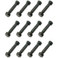 QTY 12: 2" x 5/16" Shear Pin with Nut
 Fits Snapper Replaces 1-3865
