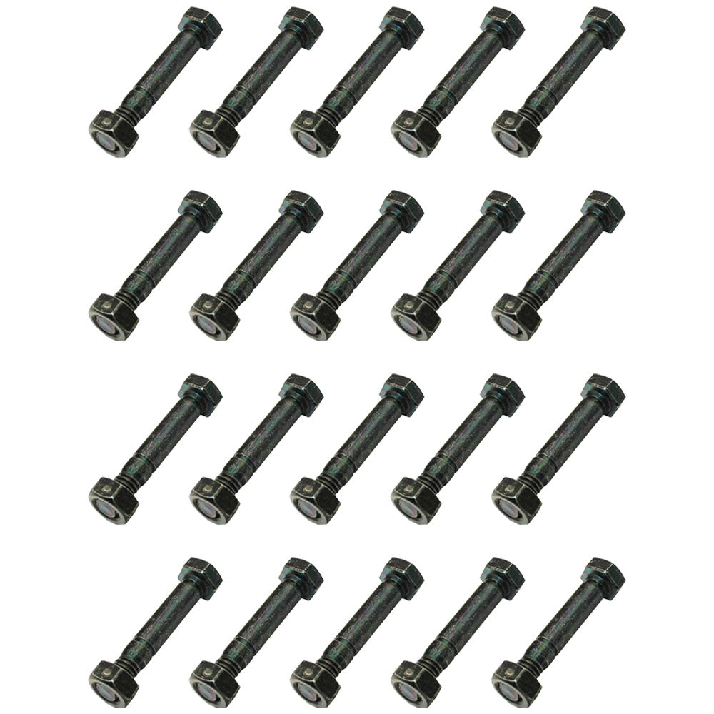 QTY 20: 2" x 5/16" Shear Pin with Nut
 Fits MTD Replaces 0310005P