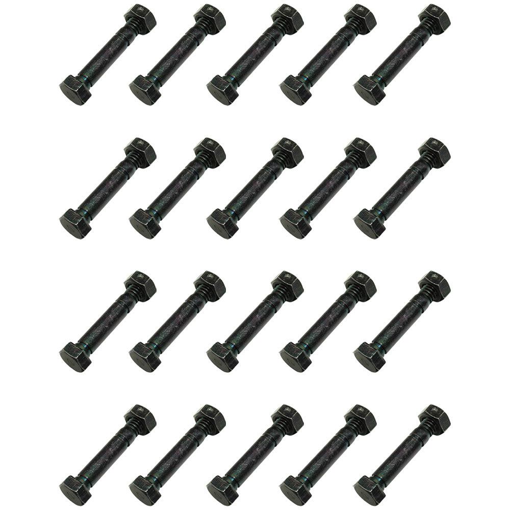 QTY 20: 2" x 5/16" Shear Pin with Nut
 Fits John Deere Replaces AM122156