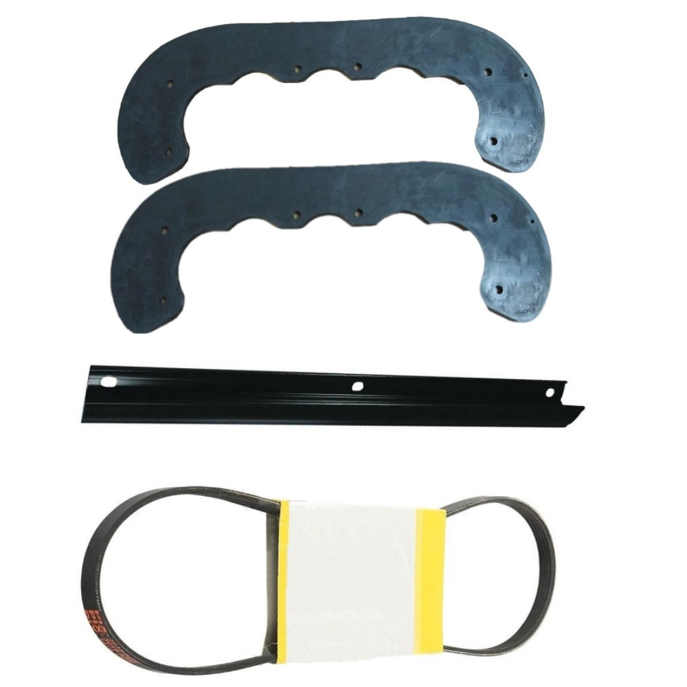 Snow Thrower Scraper Bar, Poly Paddles, & Belt
 Fits Toro Replaces 55-8760