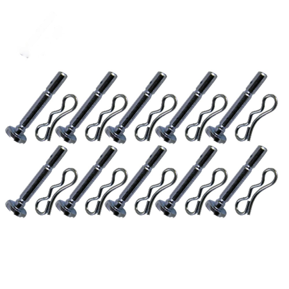 10PK Shear Pins & Cotter Pins Replaces 738-04155 Fits MTD Fits Cub Cadet