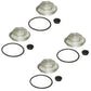(4) 4" Oil Cap Kit 21-36 fits Dexter 9K 10K 12K 15K Axle Hubs