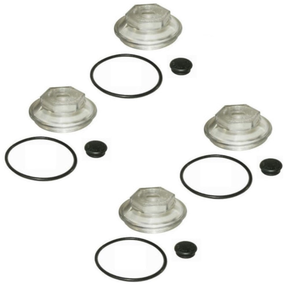 (4) 4" Oil Cap Kit 21-36 fits Dexter 9K 10K 12K 15K Axle Hubs