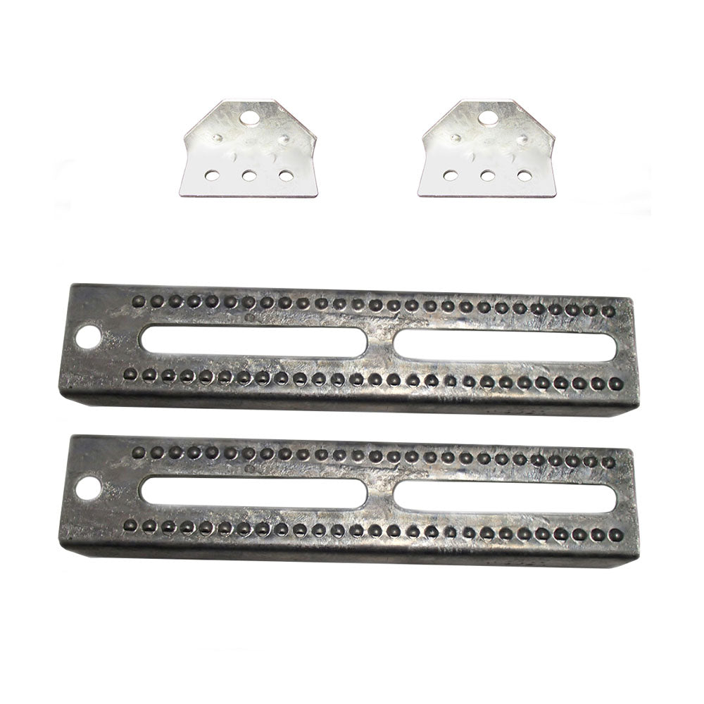 (2) 12" Boat Trailer Swivel Top Bunk Board Brackets Bolster