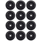 Twelve (12) Cargo Trailer Ramp Door Replacement Black Rubber Bumper 2.5 ' Round