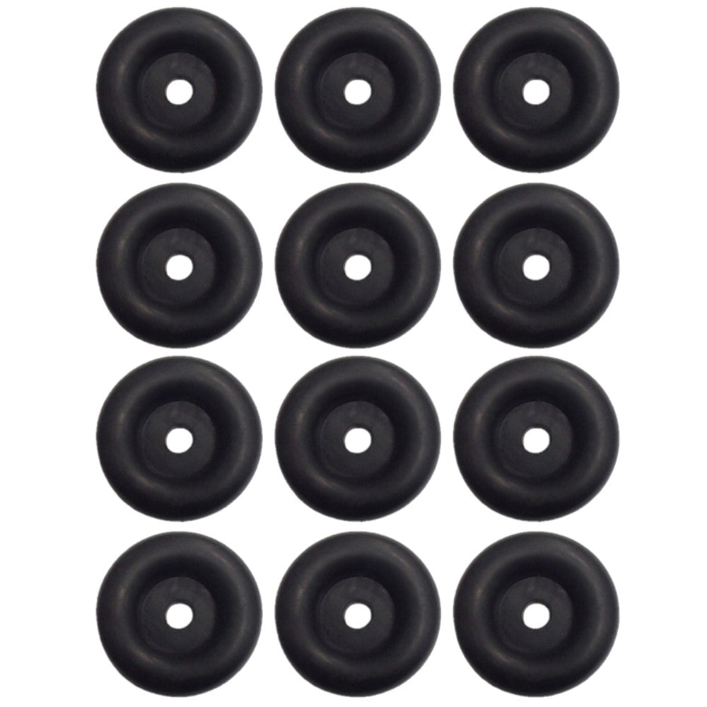 Qty 12: Rubber Door Bumper
 Fits Universal Products Replaces B1-RUBBERCAP