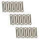 30 Pack Poly Cut Blades 4-1/6" Fits Stihl 4111-007-1004 Fits Husqvarna 531031067