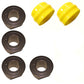 (4 Pack) M123811 Front Wheel Bushings Bearings Fits John Deere