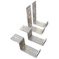Radiator Aluminum Mounting Kit with Pads for Downflow Muscle Car Radiators