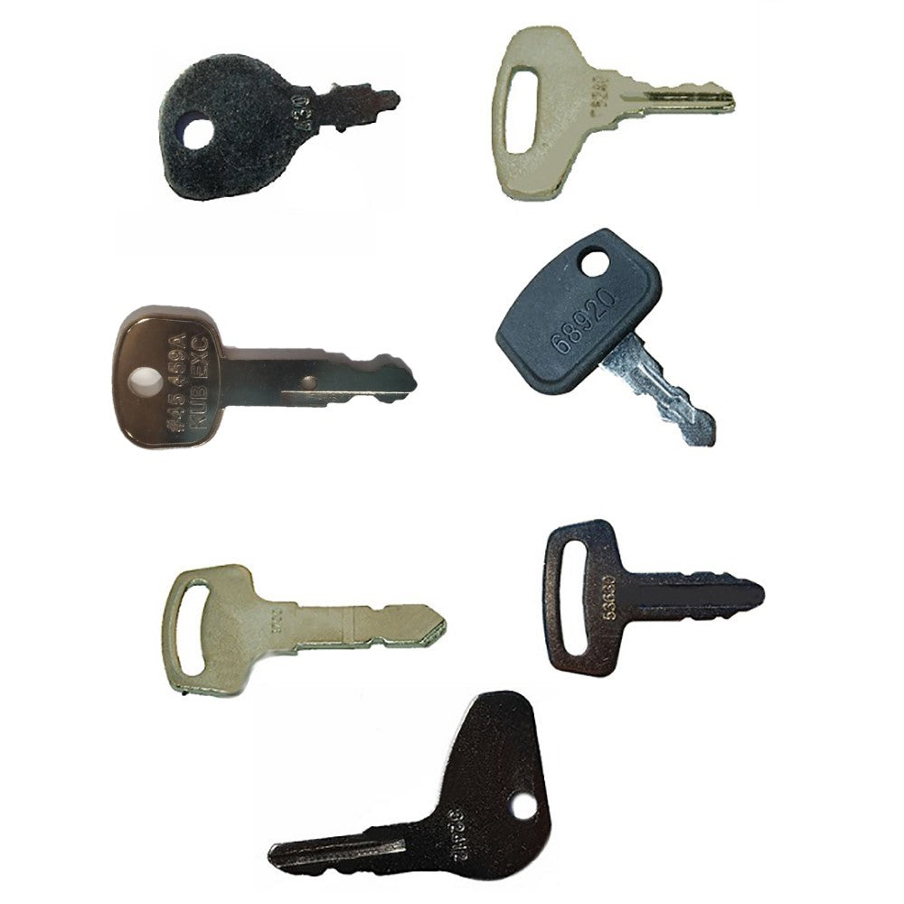 9 pc Equipment Key Set Fits Kubota Replaces 15248-63700