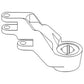 LH Steering Arm w/ Dual Steering Cylinders Fits John Deere Models L36442 L36442-