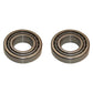 2X ZGZ L44643 L44610 Tapered Roller Bearing Set Wheel Axle Mower Fork Harley